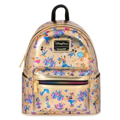 Loungefly - Micky Maus und Freunde - Disneyland Resort - 70. Jubiläum - Mini-Rucksack