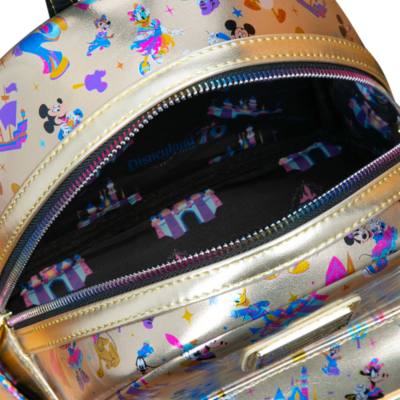 Loungefly - Micky Maus und Freunde - Disneyland Resort - 70. Jubil&auml;um - Mini-Rucksack