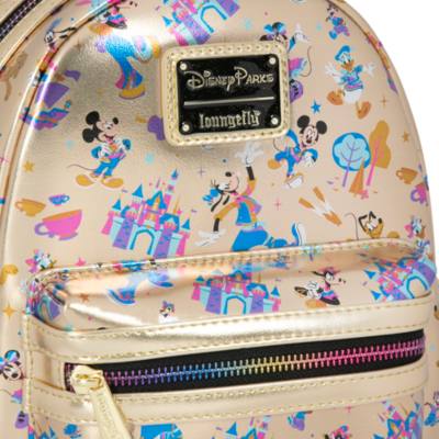 Loungefly - Micky Maus und Freunde - Disneyland Resort - 70. Jubil&auml;um - Mini-Rucksack