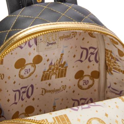 Loungefly Disneyland Resort 70th Anniversary Sleeping Beauty Castle Mini Backpack