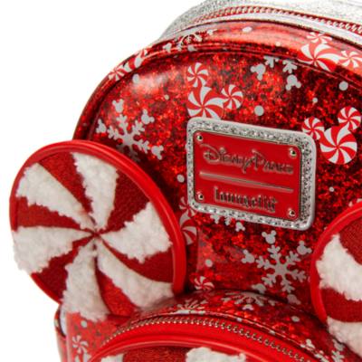 Loungefly Mickey Mouse Icon Peppermint Swirl Mini Backpack