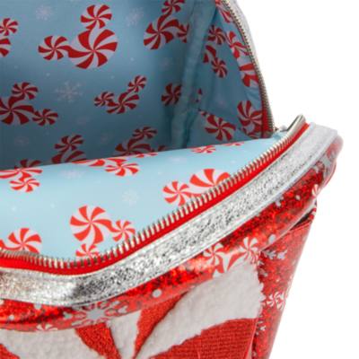 Loungefly Mickey Mouse Icon Peppermint Swirl Mini Backpack