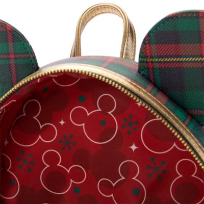 Loungefly Mickey Mouse Plaid Mini Backpack