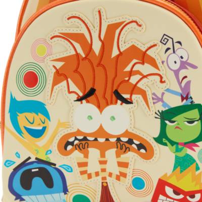 Loungefly, minimochila Del rev&eacute;s&nbsp;2 (Inside Out&nbsp;2)