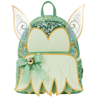 Loungefly Tinker Bell Festive Sequin Mini Backpack, Peter Pan