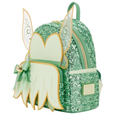 Loungefly Tinker Bell Festive Sequin Mini Backpack, Peter Pan