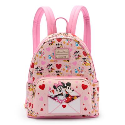 Loungefly Mini sac &agrave; dos Mickey et ses amis pour la Saint-Valentin