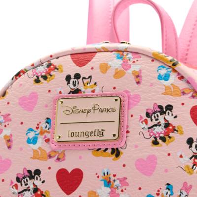 Loungefly Mini sac &agrave; dos Mickey et ses amis pour la Saint-Valentin