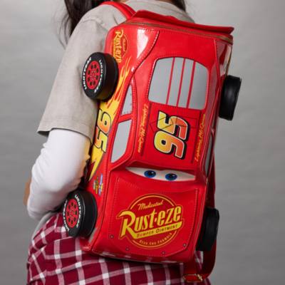 Loungefly Mini sac &agrave; dos Flash McQueen lumineux, Disney Pixar Cars