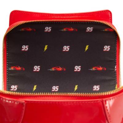 Loungefly Mini sac &agrave; dos Flash McQueen lumineux, Disney Pixar Cars