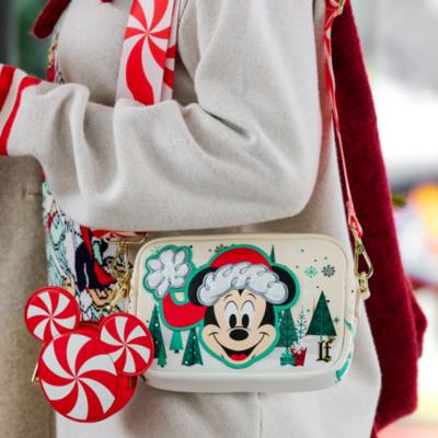 Loungefly Mickey Mouse Christmas Crossbody Bag