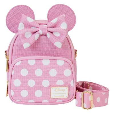 Loungefly Minnie Mouse Straw Mini Convertible Bag