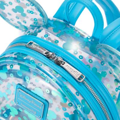 Loungefly Mickey Mouse Icon Clear Mini Backpack
