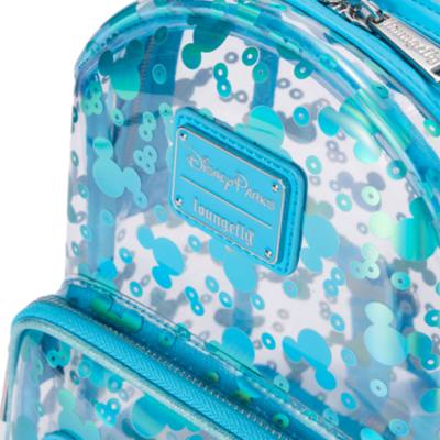 Loungefly Mickey Mouse Icon Clear Mini Backpack