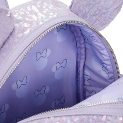 Loungefly, minimochila lentejuelas Minnie Mouse, Opalescent
