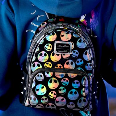 Loungefly Jack Skellington Mini Backpack, Tim Burton's The Nightmare Before Christmas