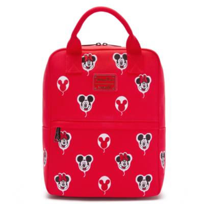 Loungefly Mickey and Minnie Mouse Canvas Backpack