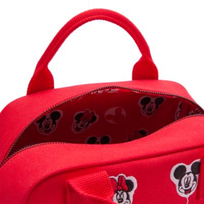 Loungefly Mickey and Minnie Mouse Canvas Backpack