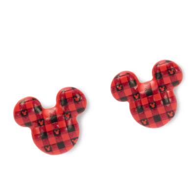 BaubleBar Mickey Mouse Icon Plaid Earrings