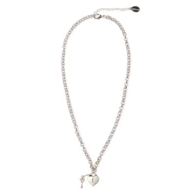 Mickey Mouse Silvertone Locket Charm Necklace