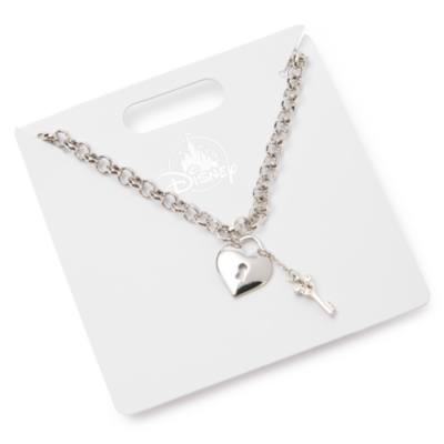 Mickey Mouse Silvertone Locket Charm Necklace