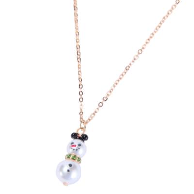 Mickey Mouse Snowman Necklace