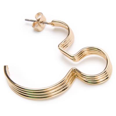 Mickey Mouse Goldtone Hoop Earrings