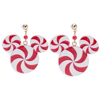 Mickey Mouse Peppermint Icon Earrings