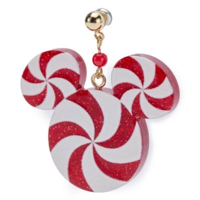 Mickey Mouse Peppermint Icon Earrings