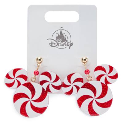 Mickey Mouse Peppermint Icon Earrings