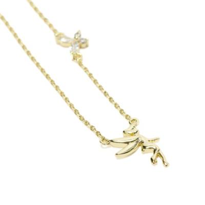 Tinker Bell Goldtone Necklace, Peter Pan