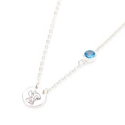 Stitch Silvertone Necklace, Lilo & Stitch