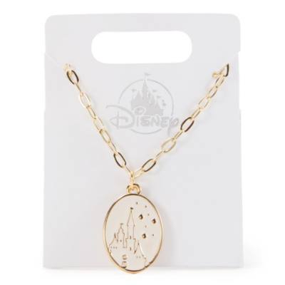 Disney Castle Goldtone Necklace