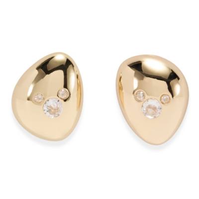 Mickey Mouse Puff Stud Earrings