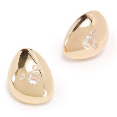Mickey Mouse Puff Stud Earrings