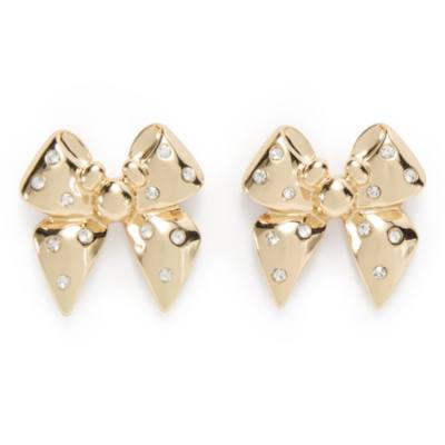 Pendientes bot&oacute;n lazo Mickey Mouse