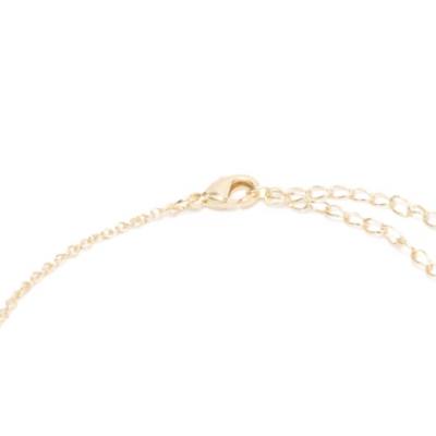 Collier Mickey &agrave; cercle dor&eacute;