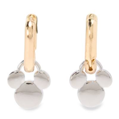 Mickey Mouse Two-Tone Earrings for Adults