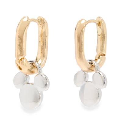 Mickey Mouse Two-Tone Earrings for Adults