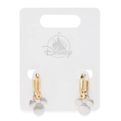 Mickey Mouse Two-Tone Earrings for Adults