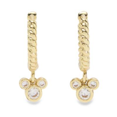 Pendientes aro ajustados Mickey Mouse