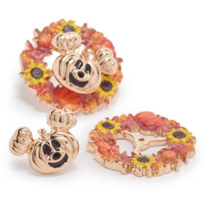 Mickey Mouse Autumn Wreath Earrings