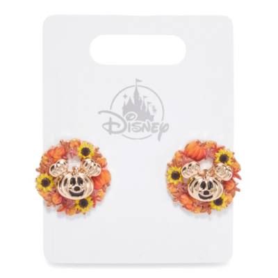 Mickey Mouse Autumn Wreath Earrings
