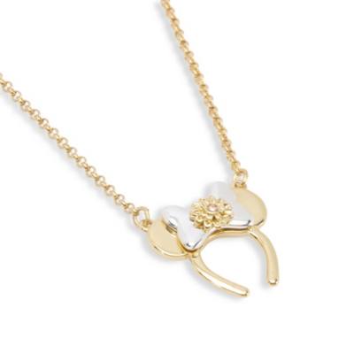 Minnie Mouse November Birth Flower Bow Necklace
