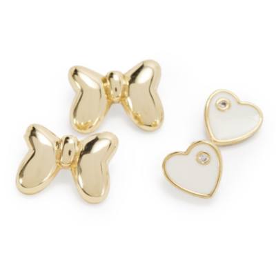 Minnie Mouse Bow Stud Earrings, Set of 2
