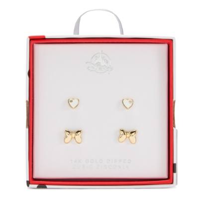Minnie Mouse Bow Stud Earrings, Set of 2