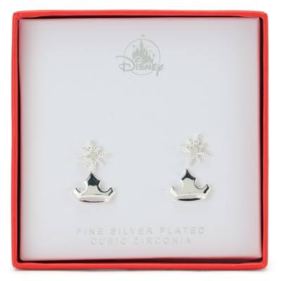 Disney Princess Tiara and Star Stud Earrings Set