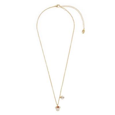 Minnie Mouse Bow Pendant Necklace
