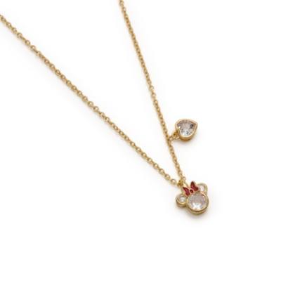 Minnie Mouse Bow Pendant Necklace