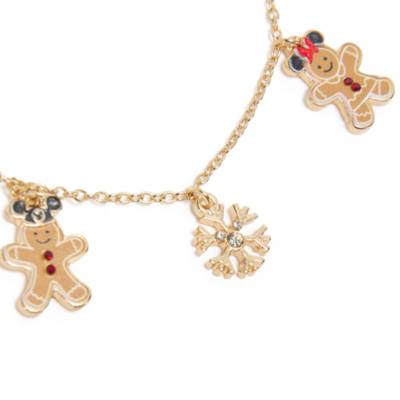 Bracelet Mickey et Minnie en pain d'&eacute;pices coulissant
